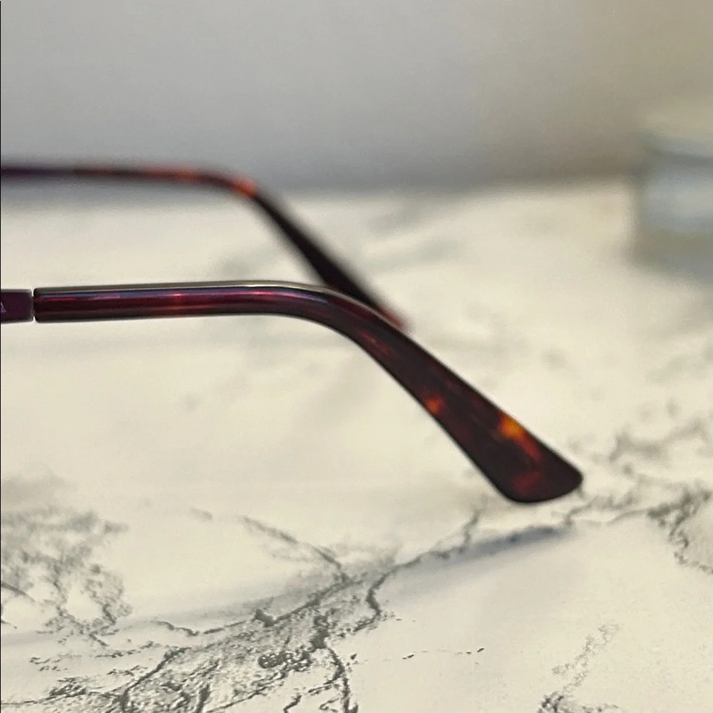 Roberto Cavalli Burgundy and Tortoiseshell Glasses Scratches